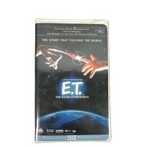 E.T The Extra-Terrestrial VHS Steven Spielberg 1982 THX Remastered MCA Universal